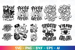 Valentine's Day Bundle Pack svg Cute baby kids Product Image 2