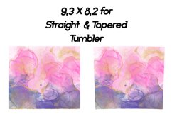 Pink and purple tumbler, 20 oz skinny tumbler sublimation pn Product Image 2