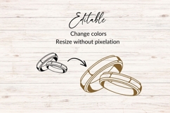 Wedding Rings SVG Product Image 2