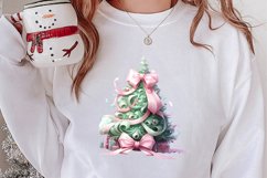 Pastel Christmas Shublimation Clipart, Pastel Christmas Clip Product Image 3