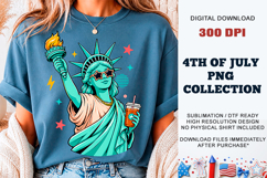 Statue of Liberty PNG | Patriotic Sublimation DTF Product Image 3