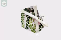 Heart Shaped Treat Box Favor Box Printable SVG Cutting File Product Image 2