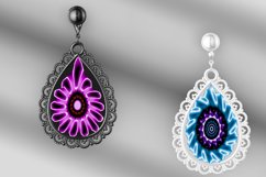 Teardrop Earrings l 11 designs of sublimation earrings, PNG Product Image 3