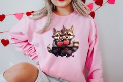 Couple Animal Valentines Day Clipart, Watercolor Couple Product Image 2