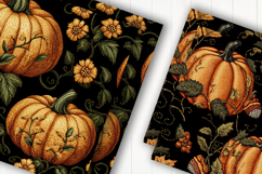 Pumpkin Harvest Rustic Digital Paper Product Image 2