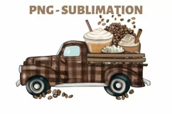 Coffee Truck | PNG Sublimation | Digital Download Product Image 2