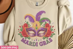 Mardi Gras PNG, Mardi Gras Sublimation PNG Product Image 3