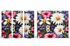 Flowers Tumbler Design. Sublimation Tumbler Flowers Product Image 2