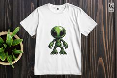 Cute Alien Character Clipart Sublimation PNG Product Image 2