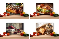 Croissant Cutting Board Designs, Bread Cutting Board Product Image 2