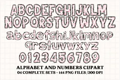 Mother's Day Alphabet clipart, mother’s day letters doodle Product Image 2