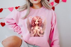 Vintage Valentines Day Flowers Clipart Product Image 2