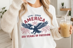 250 Years Of Freedom Svg, America 250 Years Anniversary Svg. Product Image 3