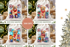 Christmas Labrador Santa Sack, Winter Santa Sack Designs Product Image 2