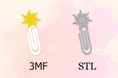 Paper Clips, Sun STL/3MF files for 3D Printing Product Image 2