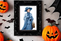 Blue Christmas Watercolor Clipart Sublimation Product Image 2