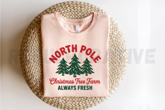 Retro Christmas, Merry Christmas Sublimation PNG Product Image 2