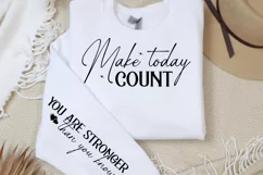 you are stronger than you know Sleeve SVG PNG Product Image 1