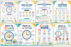 Time Telling Workbook | Printable Clock Learning Workbook Product Image 2