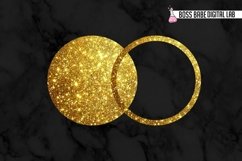 Glitter Circle Frame Clipart Product Image 2