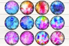 Watercolor | 12 Sublimation car coaster &amp; key chain designs Product Image 2