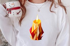 Christmas Origami Style Sublimation, Christmas PNG Product Image 2