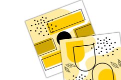 yellow and black boho digital papers Product Image 2