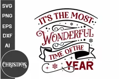 It's The Most Wonderful Time Of The Year SVG Design Product Image 2