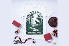 Forbidden Forest SVG, Wizard World Shirt Design PNG Product Image 2