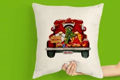 Christmas Truck, Christmas gnomes, a car with Christmas gnom Product Image 2