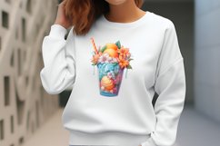 Easter Coffee Cup Sublimation Clipart, Watercolor Clipart Product Image 1