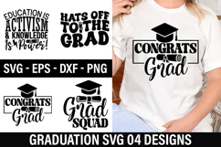 Graduation SVG Design - Education Is Activism &amp; Knowledge Is Product Image 1