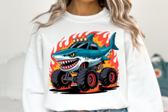 Shark Monster truck svg | Svg Files for Cricut | Shirt Svg Product Image 3