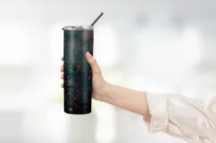 Field Flowers Painting Tumbler Wrap Design Product Image 2