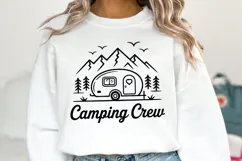 Camping Crew svg Design | Svg Cut Files | Shirt Svg Product Image 1