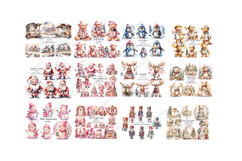 Christmas Mega Clipart Bundle, Xmas Clipart, Huge Bundle Product Image 3