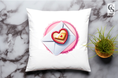 Heart Envelope Love Letter Clipart PNG Product Image 3