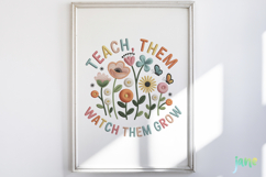 Teacher Embroidery Clipart Sublimation Product Image 5