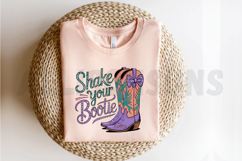 Shake Your Bootie PNG, Mardi Gras Cowboy PNG Sublimation Product Image 2