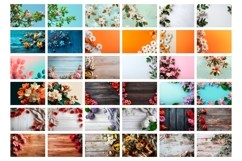 Flowers Background Bundle, Floral Background Designs Product Image 2