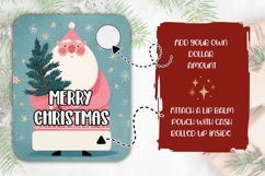 Santa Claus Money Card, Christmas Santa Gift Card Printable Product Image 2