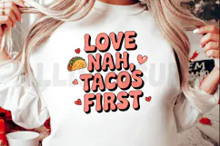 Valentine's Day PNG, Taco lover Sublimation PNG Product Image 2