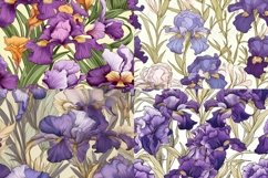Boho Irisis Seamless Patterns - 300DPI Product Image 2