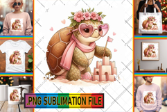 Dazzling PNG Art for TSHIRTS, Turtle Product Image 1