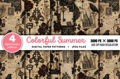 Gothic Background Papers and Clipart PNG Product Image 1