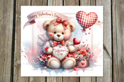 Valentine teddy bears | 4 love Skinny tumbler designs Product Image 2