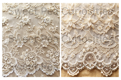 Lace, Sepia, Shabby Chic, Papers, Junk Journal Product Image 2
