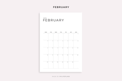 2026 Monthly Calendar Printable &amp; Fillable, A4/Letter Size Product Image 2
