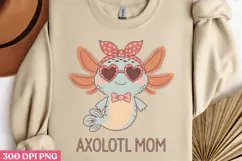 Axolotl Mom PNG, Axolotl Sublimation PNG Product Image 3