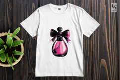 Pink Perfume Bottle Clipart Sublimation PNG Product Image 2